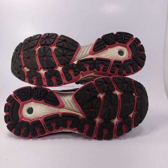 Brooks Glycerin 10 Athletic Lace Up Shoe Womens Size 8.5 1201121B761 Gray Pink - Picture 7 of 9